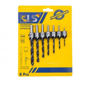 Mũi Khoét Gỗ Bộ 8pcs LS